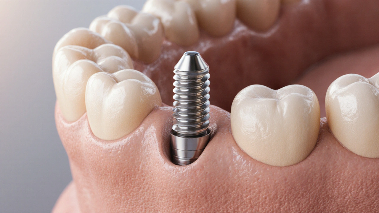 Nasazení korunky na implantát - krok za krokem