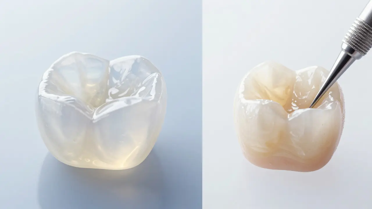 Porovnání keramických a kompozitních materiálů pro zuby